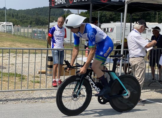 Championnat de France CLM Master à Crocq dans la Creuse les 22 et 23 juillet.